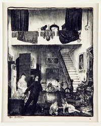 El estudio, Navidad 1916